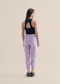 Women Zipper Pocket Pants - Lavender - 6