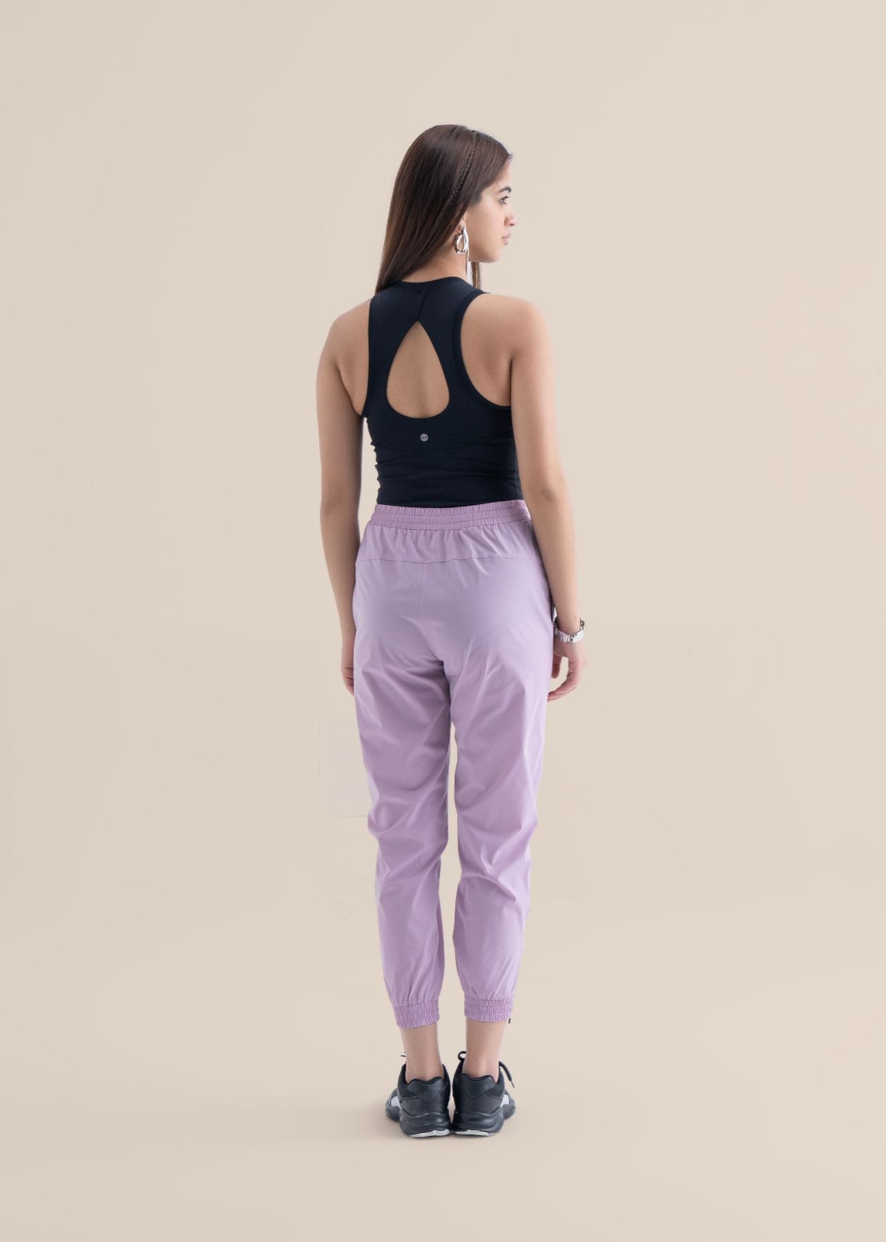 Women Zipper Pocket Pants - Lavender - 6