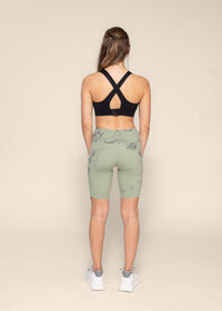 Women Tie Dye Tights - Green - 7