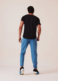 Men Cargo Gym Joggers - Ice Blue - 6
