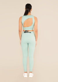 StrchFlex Workout Leggings - Mint Green - 6