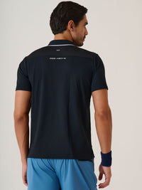 Men Superman high Performance Tee - JetBlack