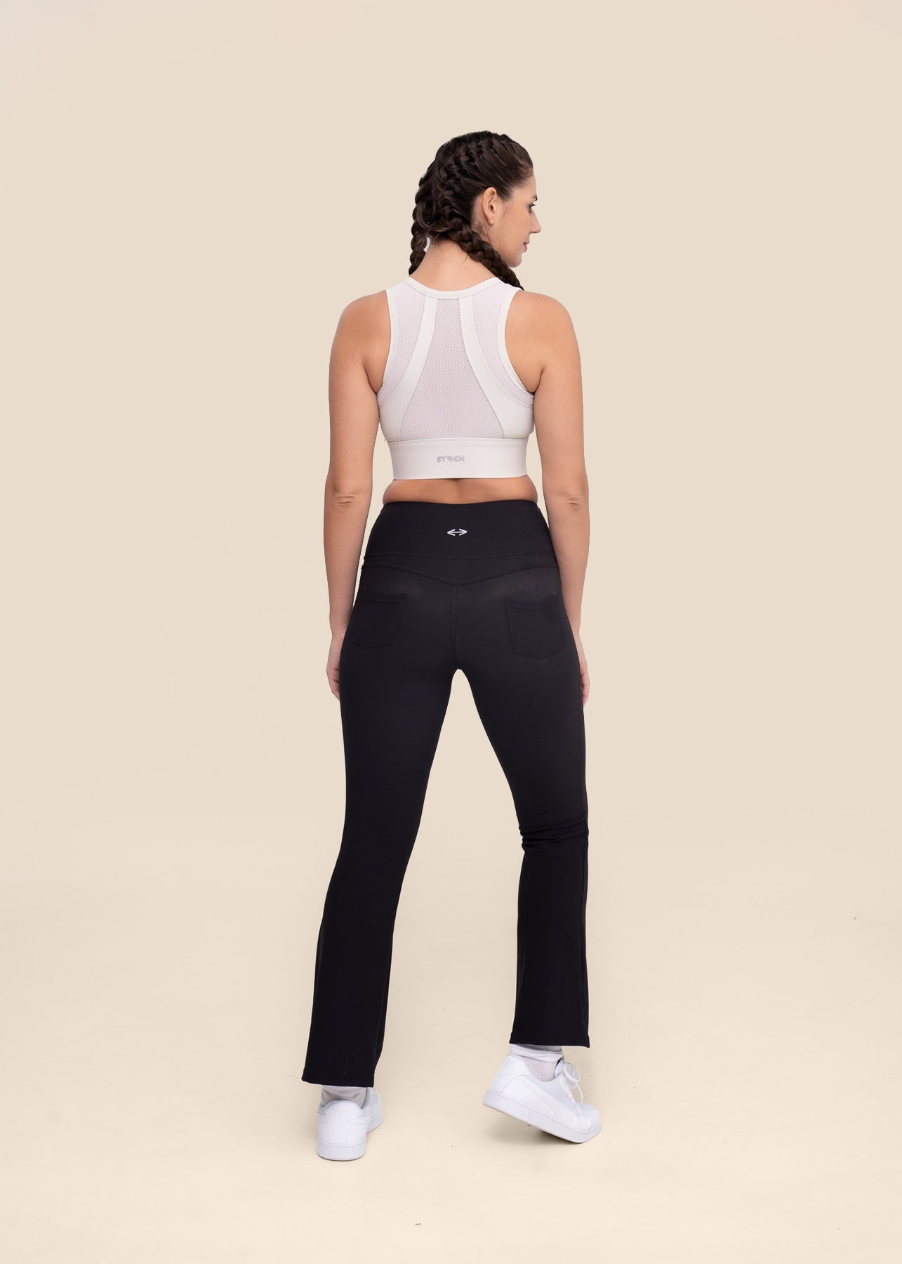 Women Workout Flare Pant - Black - 6
