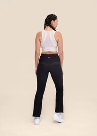 Women Workout Flare Pant - Black - 6