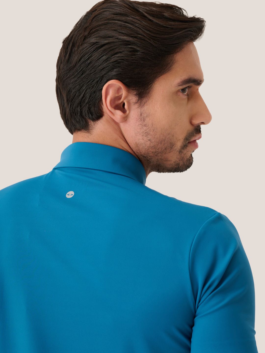 Men Cross-Court Polo 
- TealBlue