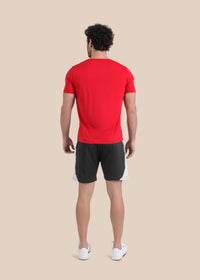 Mens Performance Zip Shorts - Black - 5