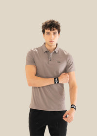 Men Bonded Polo Khakhi - 1