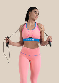 StrchFlex Light Performance Soprts bra - Pink - 2