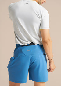Krypton Strike Men's Training Short - Blue - 2
