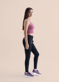Seamless open Back Sports Bra - Hawthorn Rose - 6