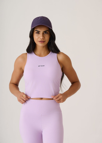 PlayCore Ribbed Tank-Mauve