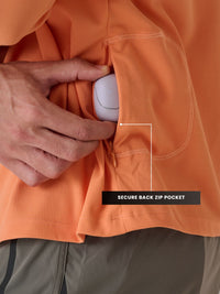 Men Full Sleeve Performance Tee - MutedOrange