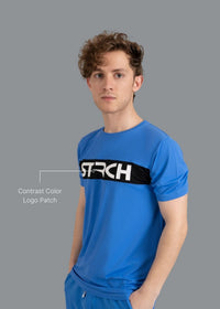 Men Athletic Tee Blue - 2