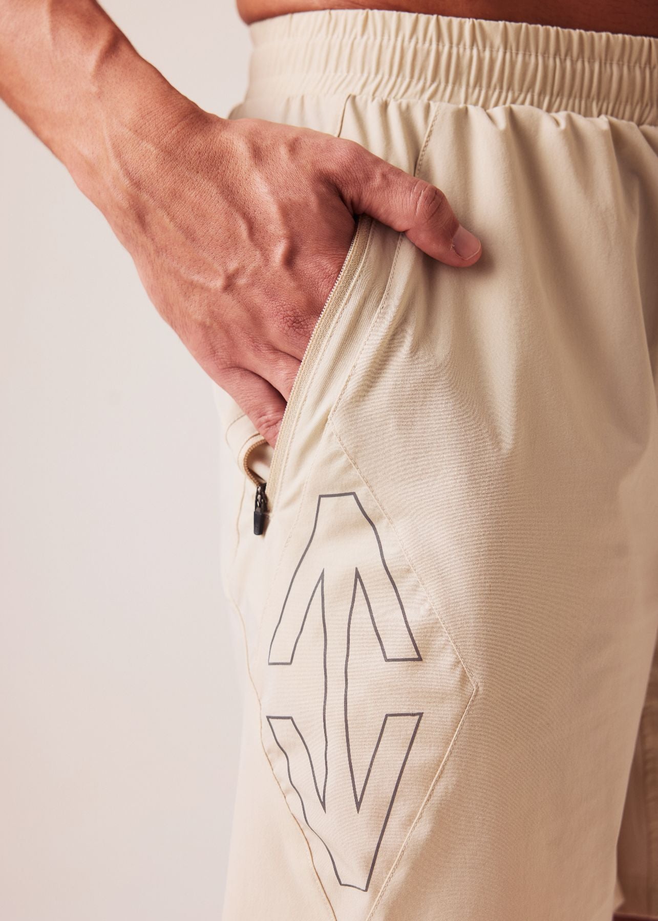 Men Regular Fit Gym Shorts - Fawn - 7