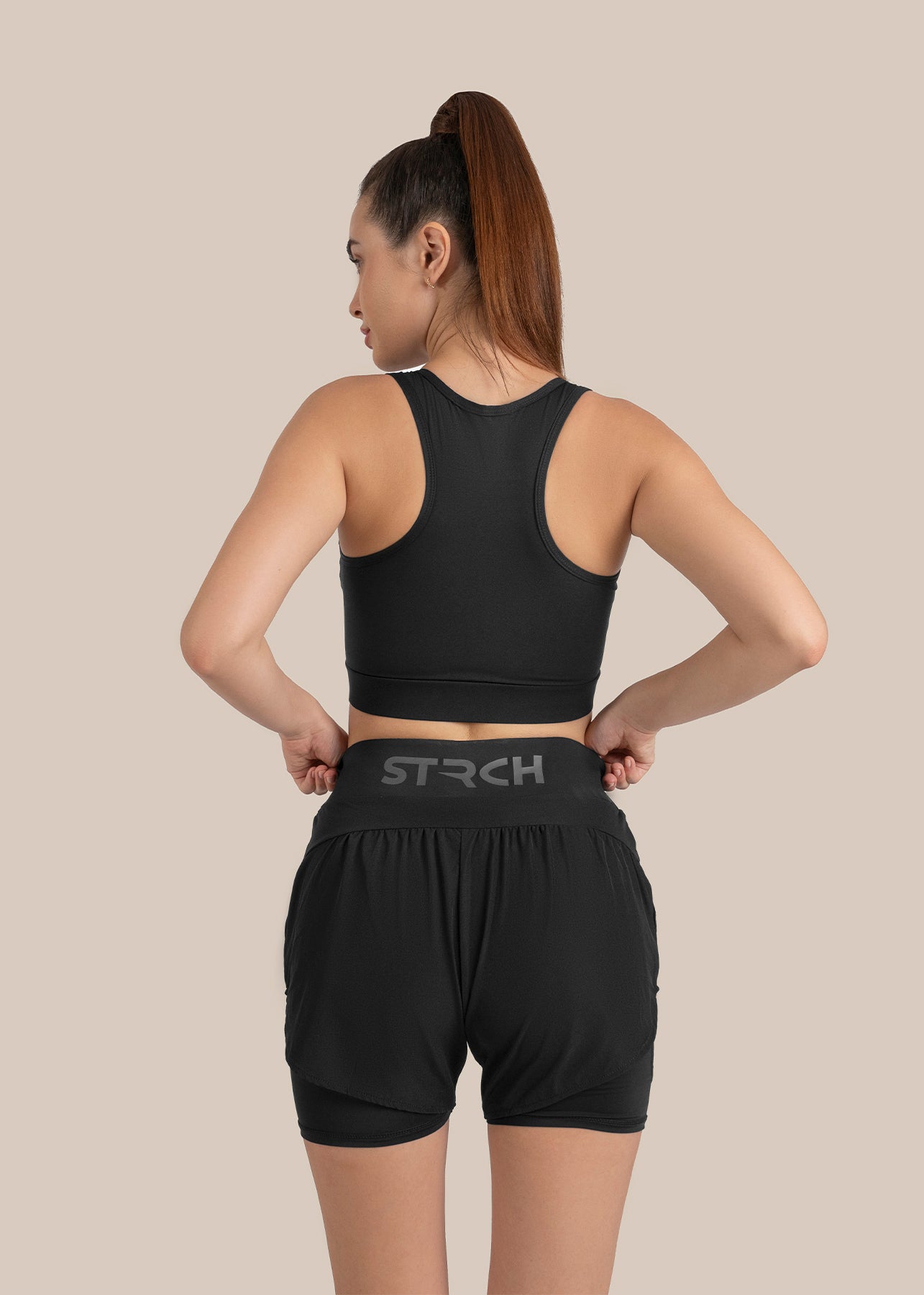 StrchFlex Compression Shorts - Black