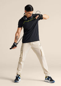 Men Batman Neon Emblem Performance Tee - Black - 7
