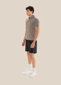 Men Lightweight Polo Tshirt Brown - 4