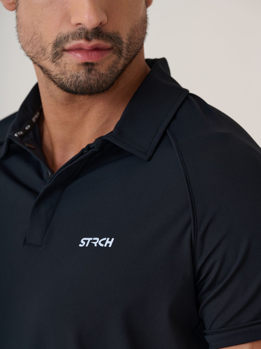 Men Kinetic Polo 
- JetBlack