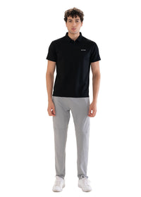 Men Premium Performance Polo Black - 1