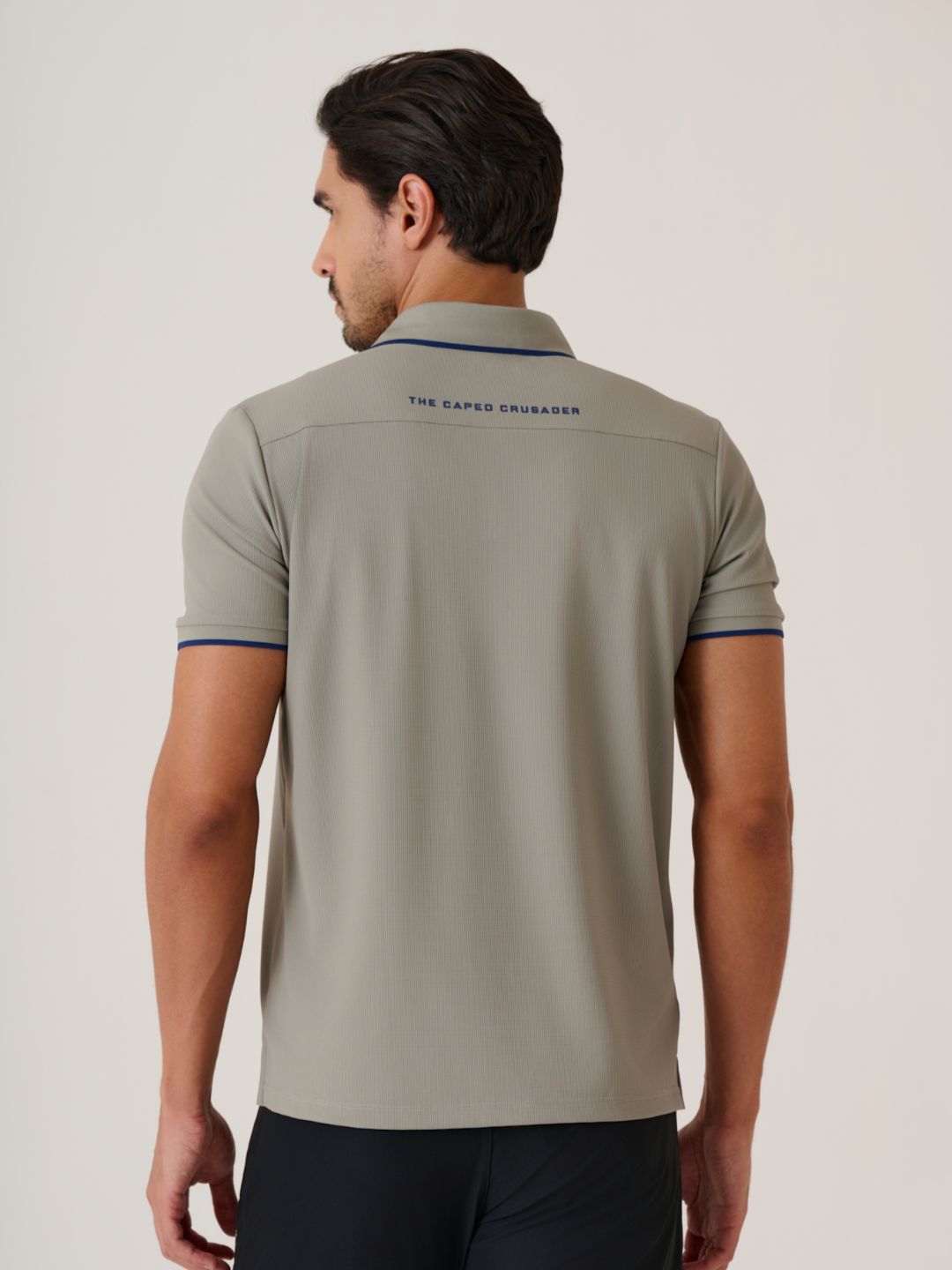 Men Dark Knight Polo 
- StoneGrey