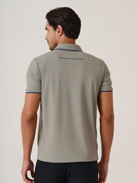 Men Dark Knight Polo 
- StoneGrey