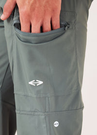 Men Cargo Gym Joggers - Green - 7
