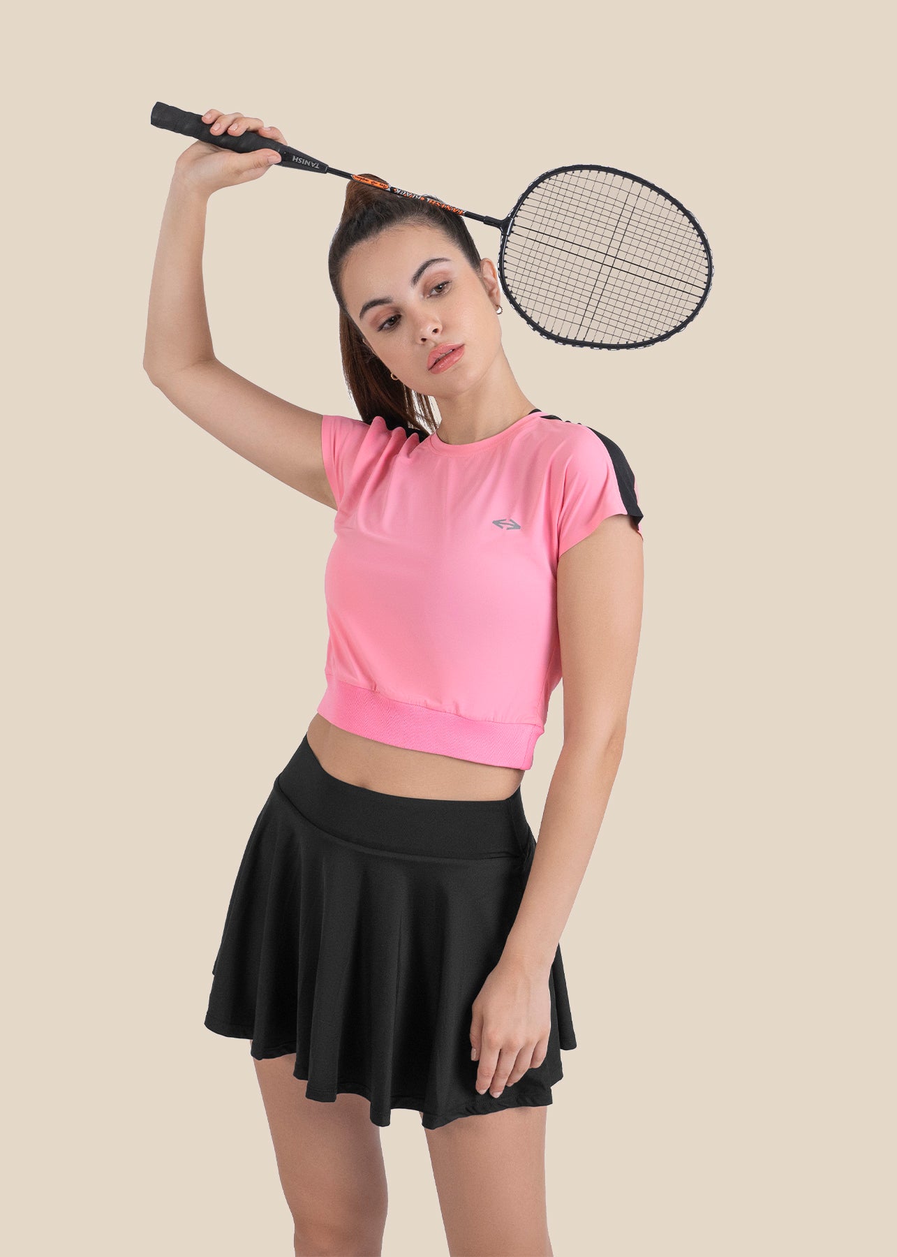 Gym core Cropped Tee - Pink