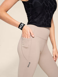 StrchFlex Ankle length leggings - Beige - 6