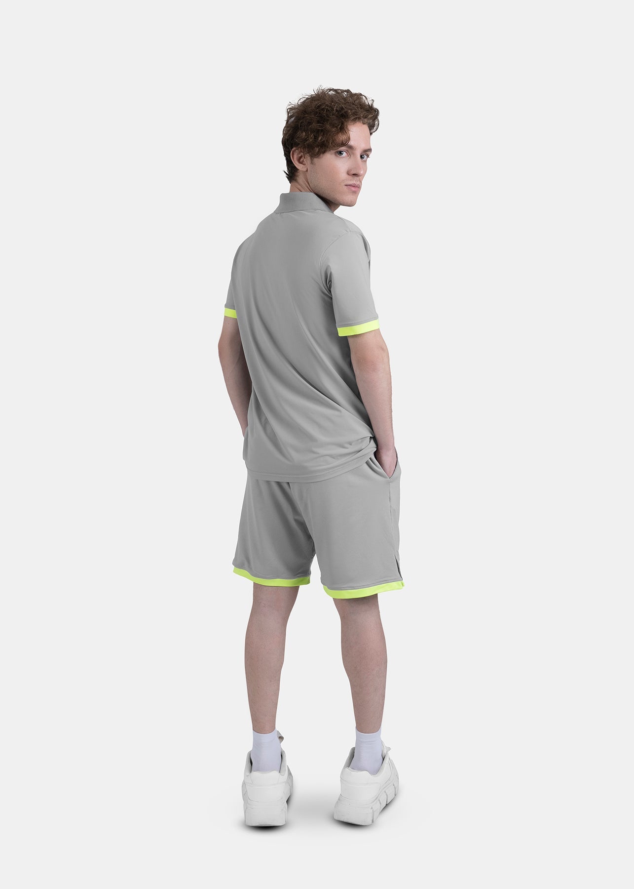 Men Comfort Polo Tshirt Grey - 4