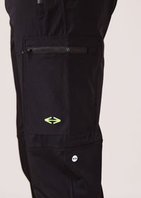 Men Cargo Gym Joggers - Black - 7