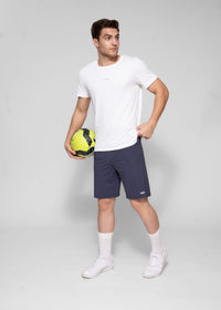 Men Active Workout Shorts Navy Blue - 5