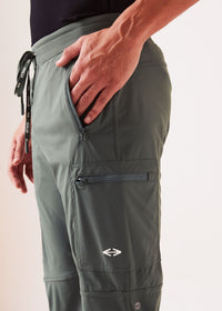 Men Cargo Gym Joggers - Green - 8