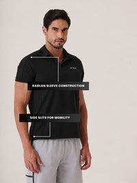 Play core Active Polo tee - JetBlack