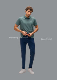 Men Training Track Pants Classic Blue - 2