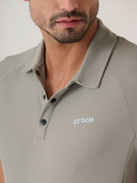 Play core Active Polo tee - GlacierSage