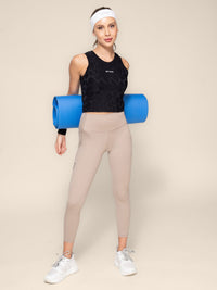 StrchFlex Ankle length leggings - Beige - 2