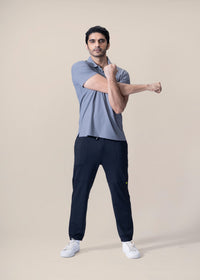 Men Active Polo Tshirt - Grey - 8