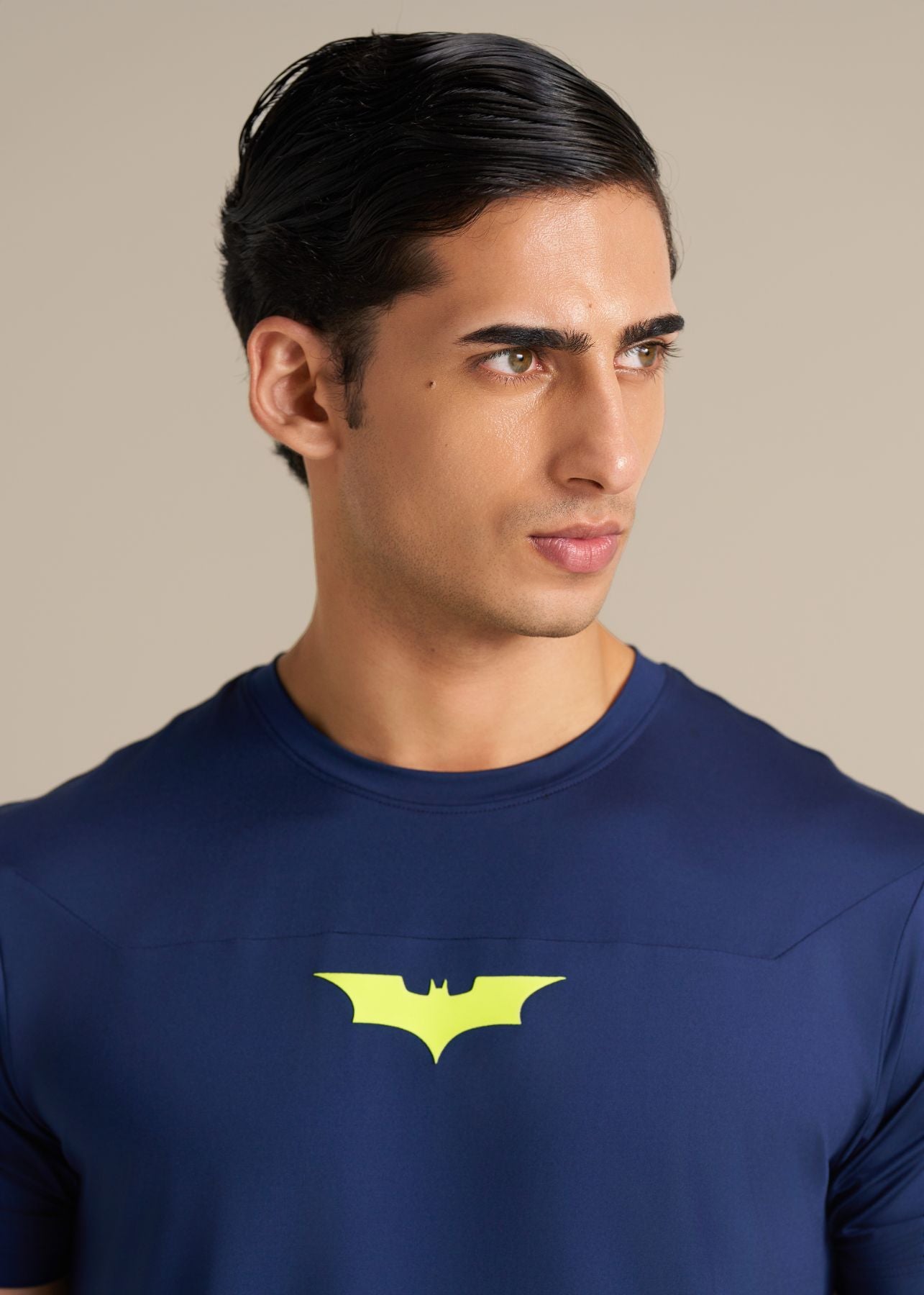Batman Glow-in-the Dark Gym Tee- Navy