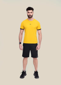 Men Performance Round Neck Tee Ginger - 1