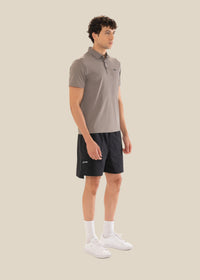 Men Lightweight Polo Tshirt Brown - 5