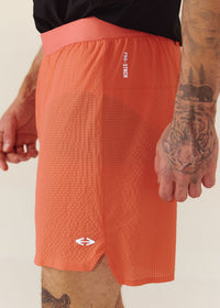 Men Quick Dry Workout Shorts - Coral - 8