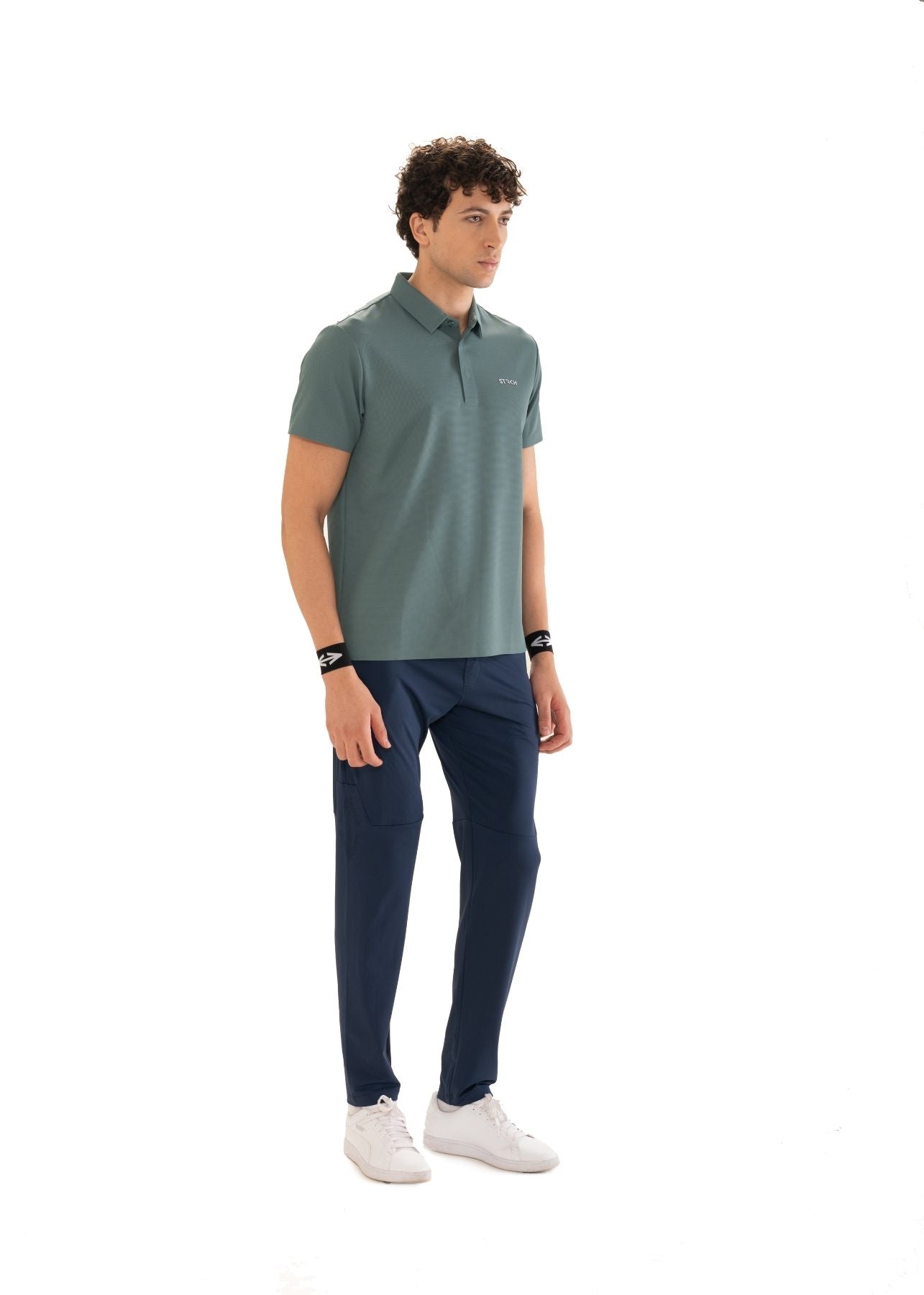 Men Premium Performance Polo Deep Sea - 4