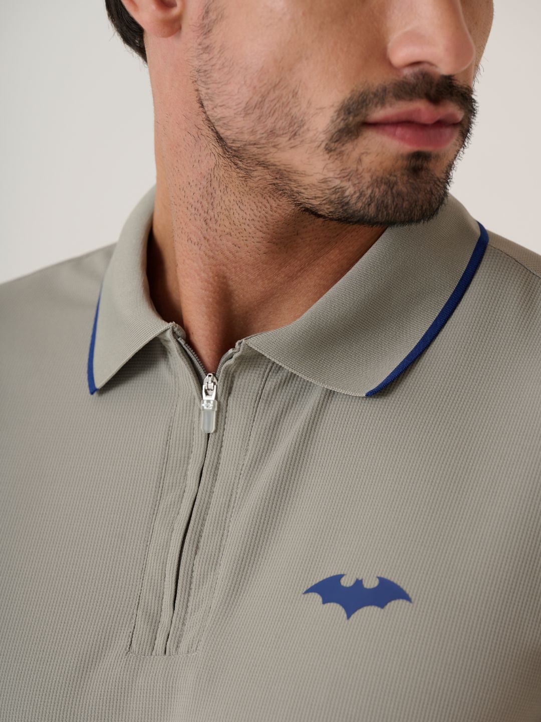 Men Dark Knight Polo 
- StoneGrey