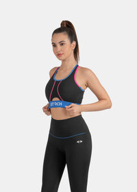 StrchFlex Light Performance Soprts bra - Black - 4