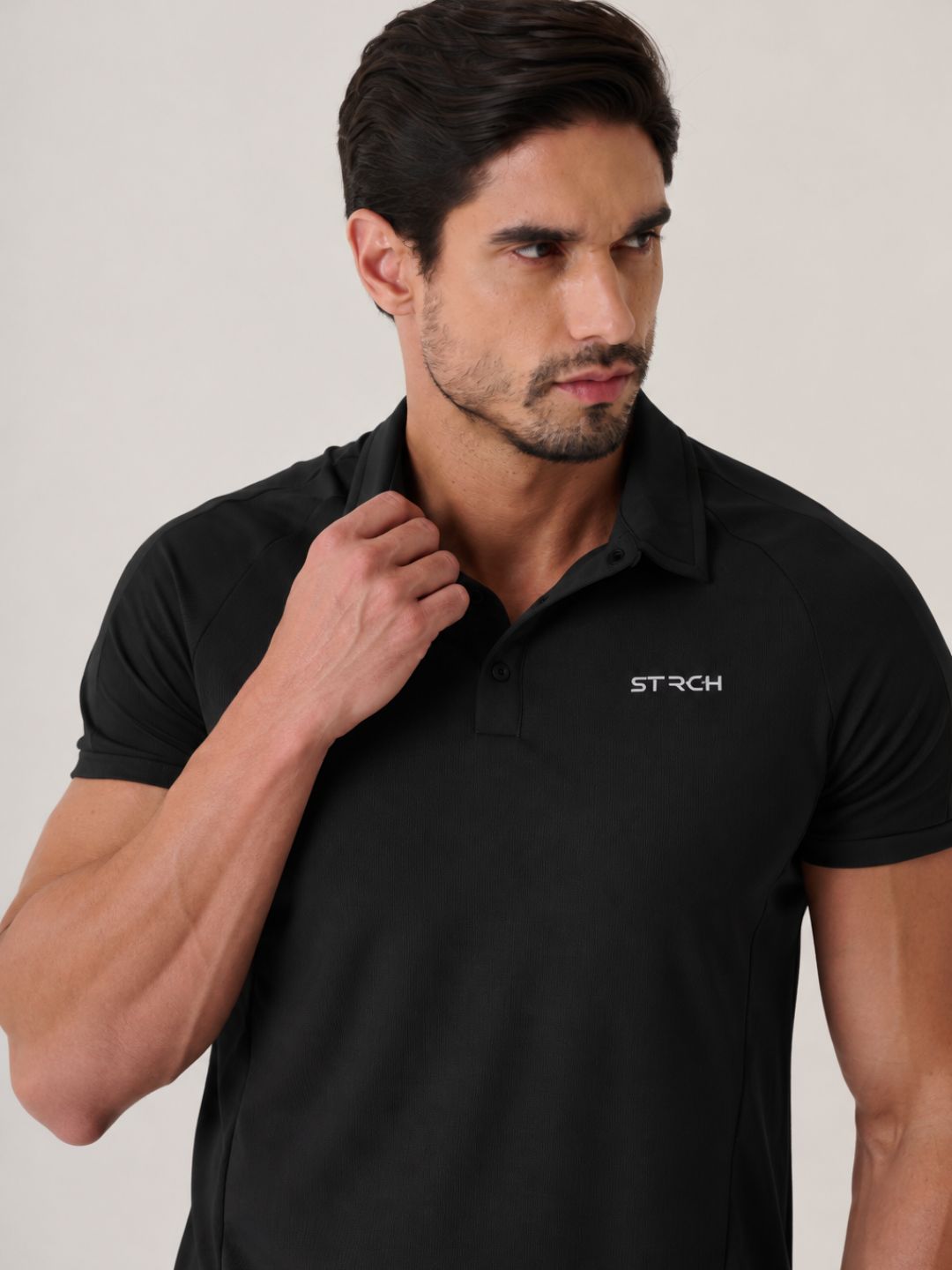 Play core Active Polo tee - JetBlack