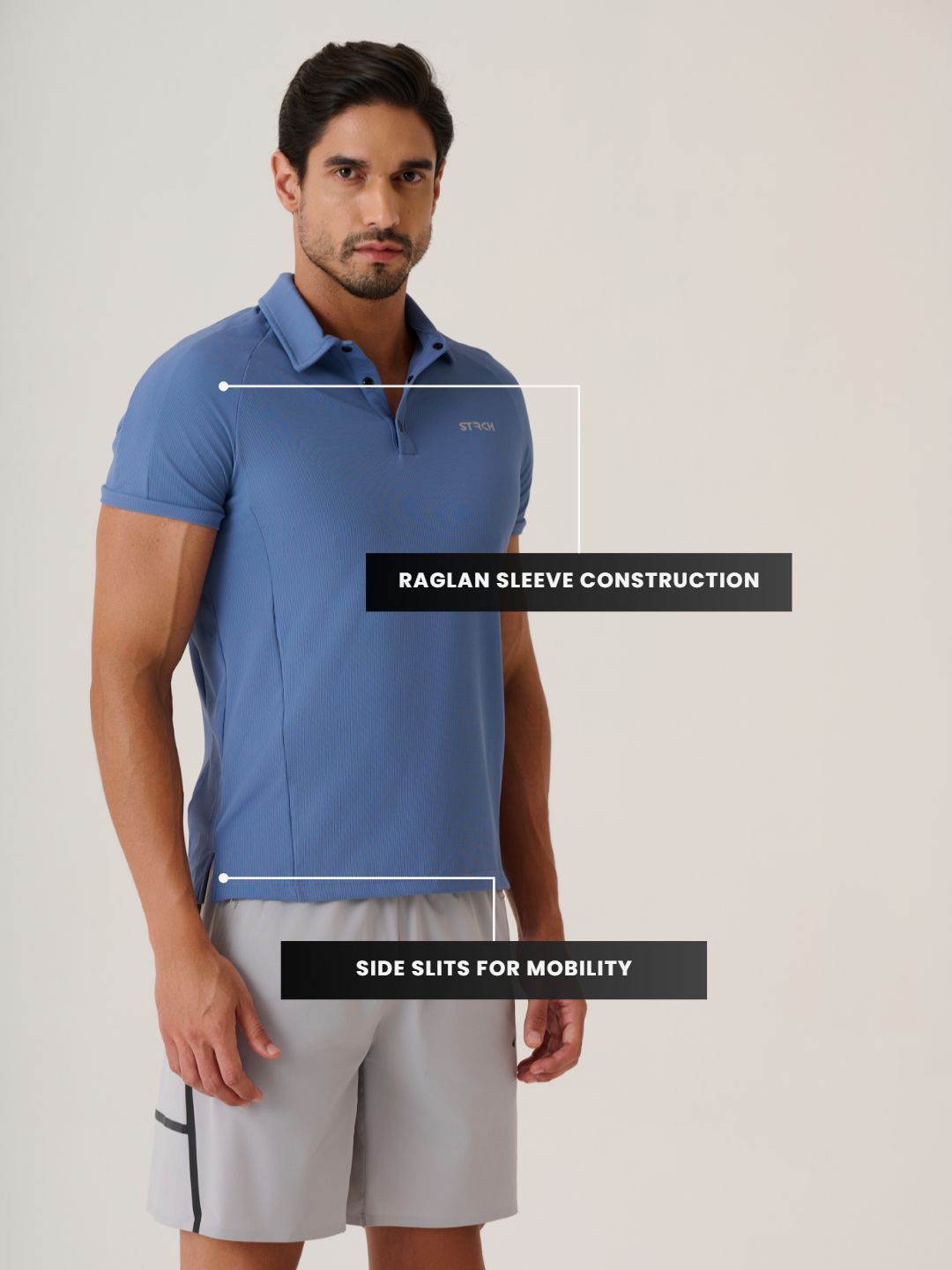 Play core Active Polo tee - AirforceBlue