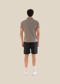 Men Lightweight Polo Tshirt Brown - 6