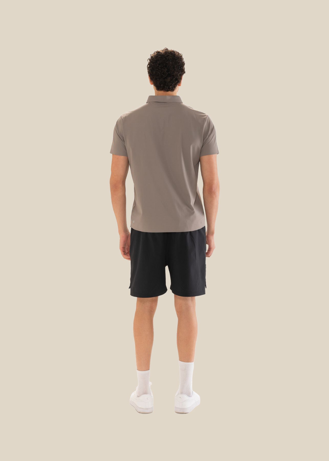 Men Lightweight Polo Tshirt Brown - 6
