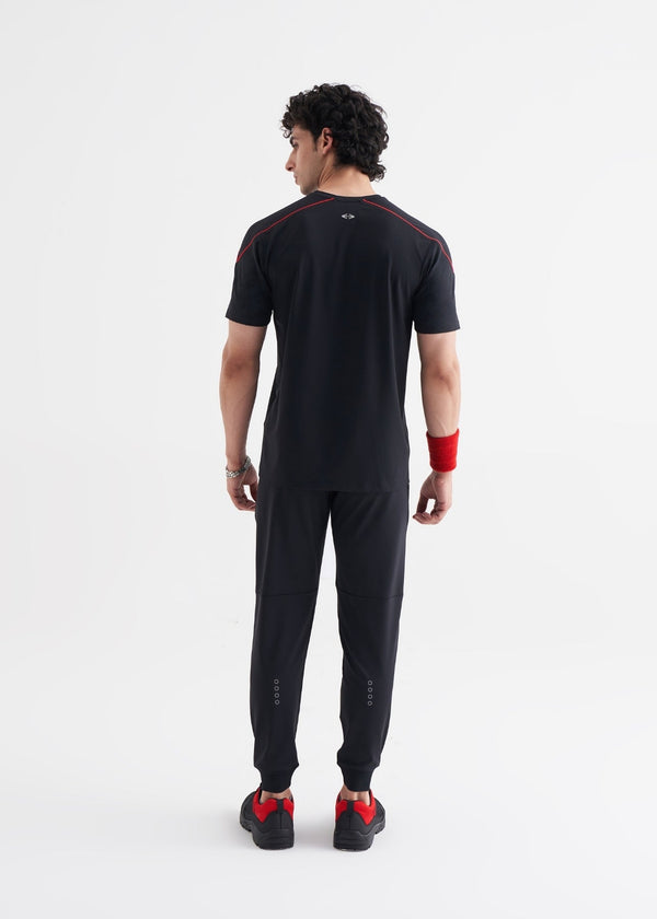 Men Superman Print Tshirt Black - 3