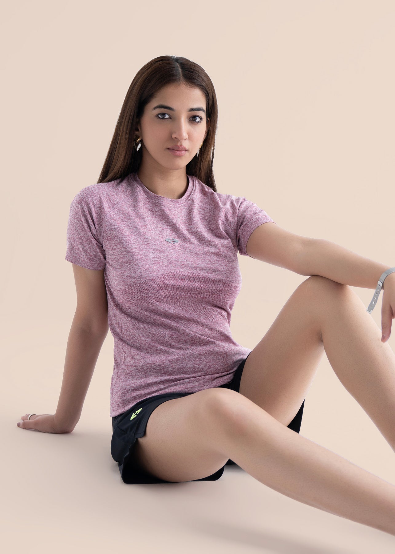 Seamless workout Regular Tee - Rose - 4